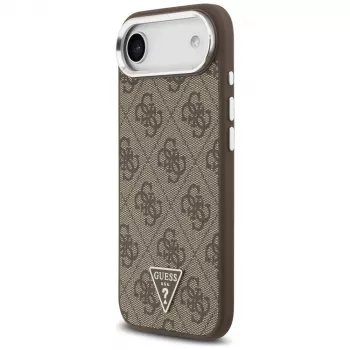 Guess 4G Triangle Logo ovitek MagSafe za iPhone Air – rjav