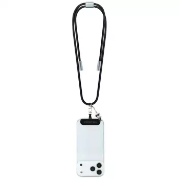 Karl Lagerfeld Ikonik Charm kabel USB-C na USB-C z lanyard, 1,2 m, črn