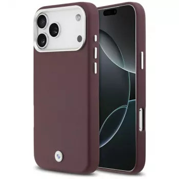 BMW Sign Full Wrapped Metal MagSafe ovitek za iPhone 17 Pro Max, rdeč