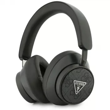 Guess 4G Triangle Logo brezžične naglavne slušalke Bluetooth 5.4 ENC črne