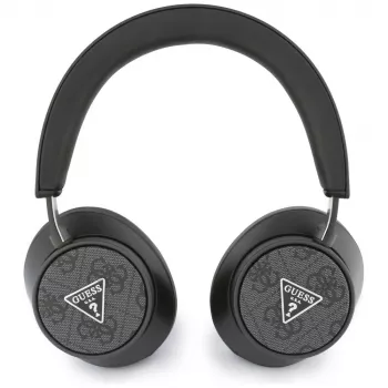 Guess 4G Triangle Logo brezžične naglavne slušalke Bluetooth 5.4 ENC črne
