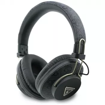 Guess Triangle Logo Bluetooth ENC naglavne slušalke, črne