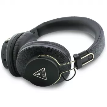 Guess Triangle Logo Bluetooth ENC naglavne slušalke, črne