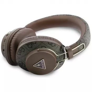 Guess Triangle Logo Bluetooth ENC naglavne slušalke, rjave