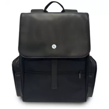 BMW Side Pockets Metal Logo nahrbtnik za prenosnik 15 črn