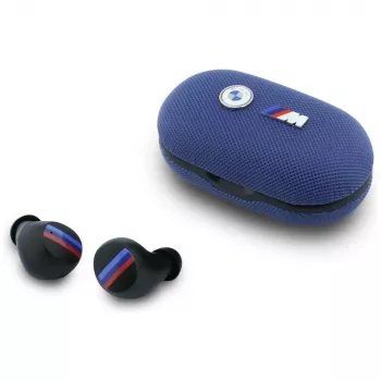 BMW M Metal Logo TWS Bluetooth 5.3 ušesne slušalke z ENC, modre