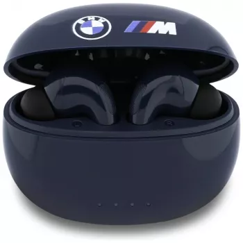 BMW Bluetooth TWS ušesne slušalke mornarsko modre z natisnjenim logotipom