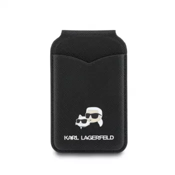 Karl Lagerfeld Stand Mirror denarnica MagSafe, črna