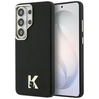 Karl Lagerfeld K Metal Logo ovitek MagSafe za Samsung Galaxy S26 Ultra, črn