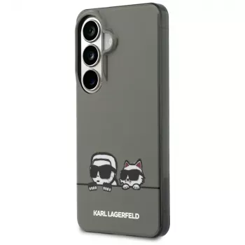 KARL LAGERFELD IML Peekaboo Karl & Choupette MagSafe ovitek za Samsung Galaxy S26, črn