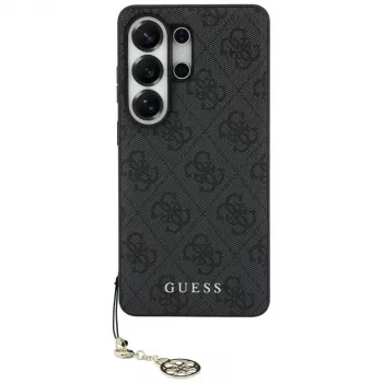 Guess 4G Classic Logo Charm MagSafe ovitek za Samsung Galaxy S26 Ultra (črn)