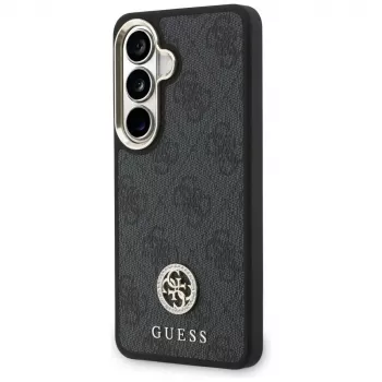 Guess 4G Big Rhinestone Triangle Strap MagSafe komplet ovitka za telefon za Samsung Galaxy S26 – črn