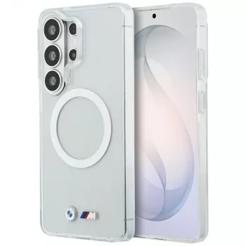 Ovitek BMW IML Shockproof Metal Logo MagSafe za Samsung Galaxy S26 Ultra, prozoren
