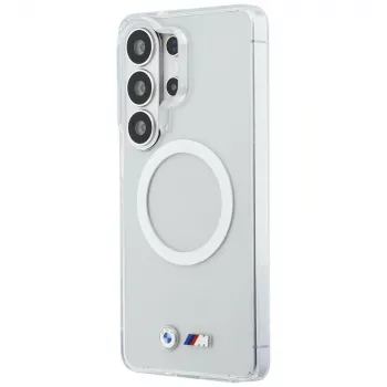 Ovitek BMW IML Shockproof Metal Logo MagSafe za Samsung Galaxy S26 Ultra, prozoren