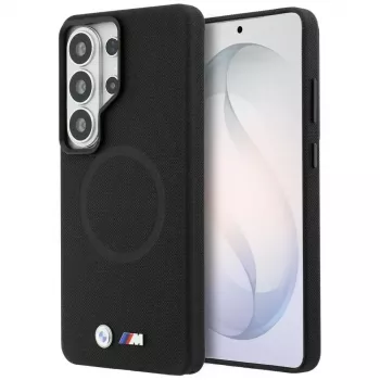 Ovitek BMW M Metal Logo MagSafe za Samsung Galaxy S26 Ultra, črn