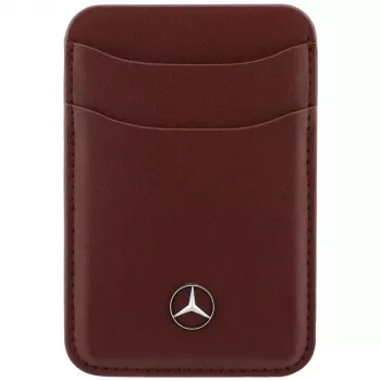 Usnjena denarnica Mercedes MagSafe, rdeča