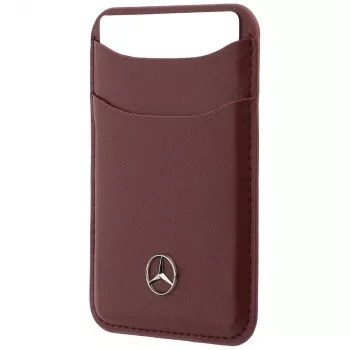 Usnjena denarnica Mercedes MagSafe, rdeča