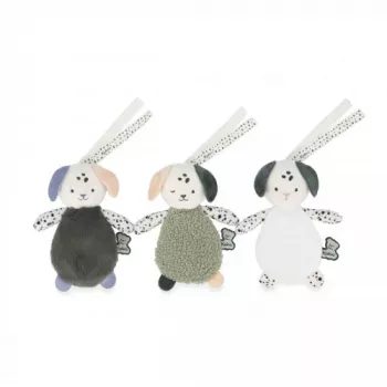 Kaloo Stimuli Puppies senzorični komplet doudou – 3 kosi