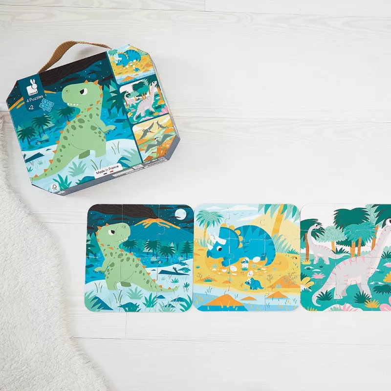 Janod Progressives sestavljanka Dinosaurier J02541