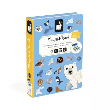 Janod Magnetibook Polarne živali magnetna izobraževalna igrača