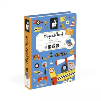 Janod Magnetibook Vehicles magnetna aktivnostna knjiga