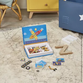 Janod Magnetibook Vehicles magnetna aktivnostna knjiga