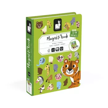 Janod Magnetibook Živali magnetna knjižna igra