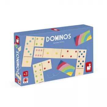 Janod Pure Domino lesena igra 3+