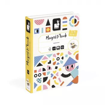 Janod magnetna sestavljanka Oblike Magnetibook 3+ (izdaja 2026)