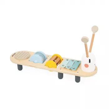 Janod Sweet Cocoon glasbeni črv mini mizica