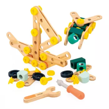 Janod Brico'kids sestavljivi set 100 delov od 3 let