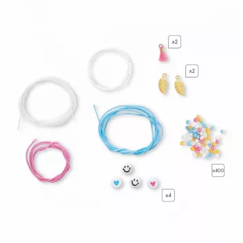 Janod DIY set za izdelavo nakita cvetlične perlice 6+