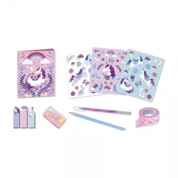 Janod komplet pisarniškega materiala Unicorn Dreamland 6+