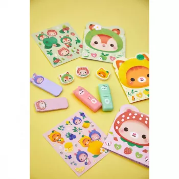 Janod komplet pisarniškega materiala 12-delni Fruit Sweeties 6+