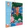 Janod komplet za ustvarjanje kristalnega mozaika, ki sveti v temi – Night Jungle – ustvarjalna dejavnost za otroke 6+