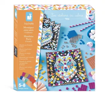 Janod kreativni mozaik komplet mandala zabavni prijatelji 5–8 let