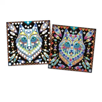 Janod kreativni mozaik komplet mandala zabavni prijatelji 5–8 let