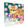 Janod My Arts & Crafts 3+ kreativni komplet z nalepkami s kovinskimi okroglimi nalepkami