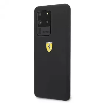Ferrari trdi ovitek FESSIHCS69BK silikonski ovitek za Samsung Galaxy S20 Ultra – črn