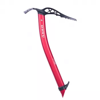 Blue Ice Akila LT ledna cepina z lopatico - Patrol Red 42 cm
