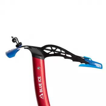 Blue Ice Akila LT ledna cepina z lopatico - Patrol Red 42 cm