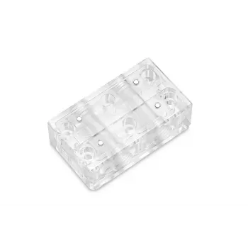 EK Water Blocks Vector² GPU vodni blok povezovalni most - akril - prozoren - G1/4 palca - 41 mm
