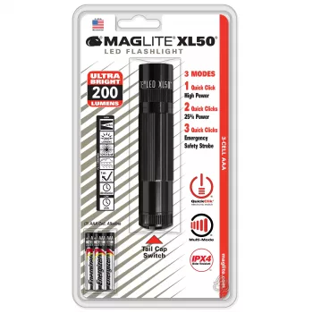 MAGLITE XL50 LED svetilka 200 lumnov črna