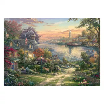 SCHMIDT SPIELE Thomas Kinkade Studios: Harbor in New England (1000 kosov)