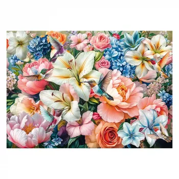 Schmidt Spiele Blumen in Pastell (1000 kosov) sestavljanka