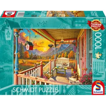 SCHMIDT SPIELE Bergland-Veranda (1000 kosov) sestavljanka