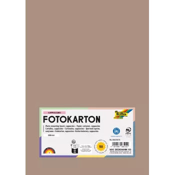 Folia 614/50 73 Cappuccino Solid A4 karton 300 g/m² 50 listov