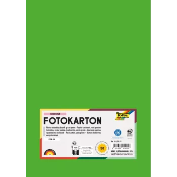 Folia 614/50 55 – zelena – enobarvna – A4 (210 x 297 mm) – 300 g/m² – 50 listov – Nemčija