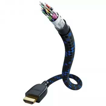 IN-AKUSTIK Premium II HDMI 2.1 48G 2,0m Ultra High Speed HDMI kabel - črn