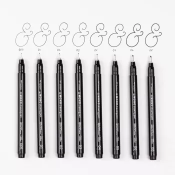 Tombow MONO Drawing Pen Fineliner 0,35 mm črn